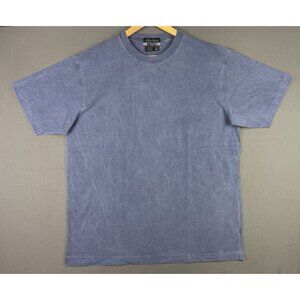 Vintage 90's Eddie Bauer EBTEK Faded Blue Shirt Rare Streetwear Hype Blank